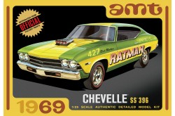 AMT 1969 Chevelle SS 396 Hardtop Model Kit - 1/25 Scale - AMT1138