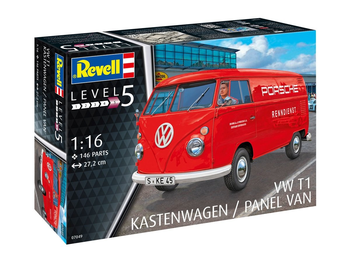 Sturen Bende Recensie Revell of Germany VW T1 Panel Van 1/16| 80-7049 - Up Scale Hobbies