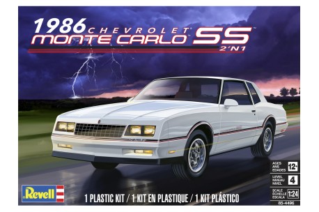 Revell '86 Chevrolet Monte Carlo SS Model Kit - 1/25 Scale - 85-4496