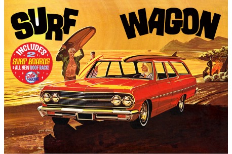AMT 1965 Chevelle "Surf Wagon" Model Kit - 1/25 Scale - 1131