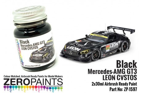 Zero Paints Black - Mercedes-AMG GT3 LEON CVSTOS Paint 30ml - ZP-1597