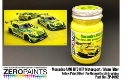 Zero Paints Mercedes-AMG GT3 HTP Motorsport / Mann Filter Yellow Paint 60ml - 1492