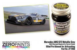 Zero Paints Mercedes AMG GT3 Metallic Grey (Matt) Paint 60ml - ZP-1466