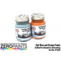 Zero Paints Gulf Blue and Orange Paints 2x30ml
