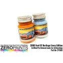 Zero Paints 2006 Ford GT Heritage Livery Edition Blue and Orange Paint Set 2x30ml