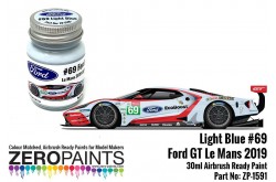 Zero Paints Ford GT Le Mans Light Blue Paint 30ml - ZP-1591