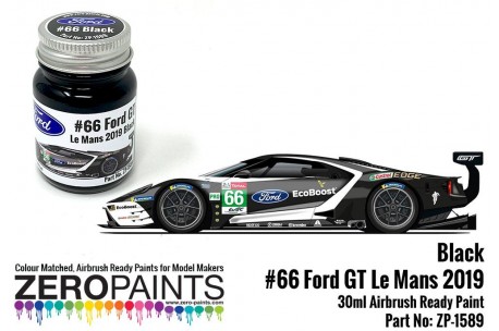 Zero Paints Ford GT Le Mans Black Paint 30ml - ZP-1589