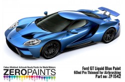 Zero Paints Ford GT Liquid Blue Paint 60ml - ZP-1542