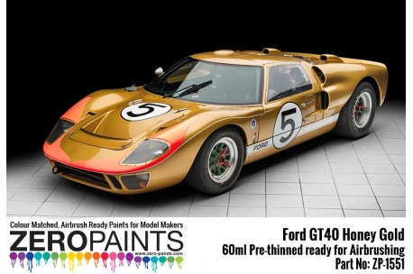 Zero Paints Ford GT40 Honey Gold Paint 60ml - ZP-1551