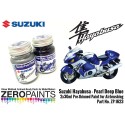 Zero Paints Suzuki Hayabusa - Pearl Deep Blue/Sonic Silver Paint Set 2x30ml