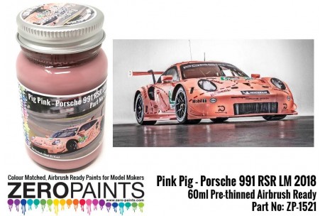 Zero Paints Pink Pig Porsche 991 RSR LM 2018 60ml - ZP-1521