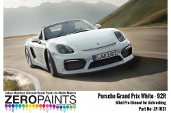 Zero Paints Porsche Grand Prix White - 92R Paint 60ml - ZP-1031