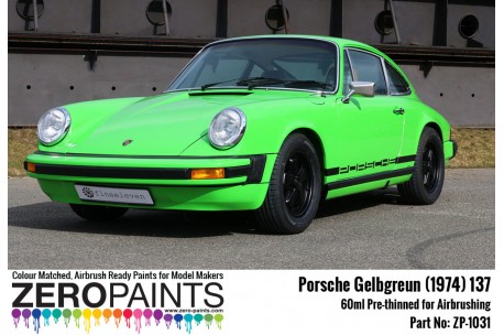Zero Paints Porsche 1974 Gelbgreun Paint 60ml