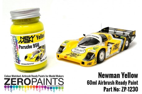 Zero Paints Newman Porsche Yellow Paint 60ml - 1230