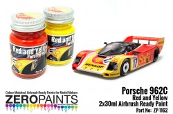 Zero Paints Porsche 962C Shell Paint Set 2 x 30ml - 1162