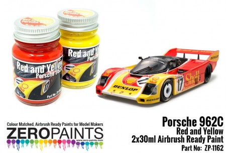 Zero Paints Porsche 962C Shell Paint Set 2 x 30ml - 1162