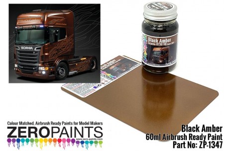 Zero Paints "Black Amber" Scania R730 V8 / Italeri 3897 Paint 60ml - ZP-1347
