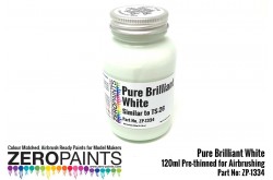 Zero Paints Pure Brilliant White Paint (Similar to TS26) 60ml - 1334