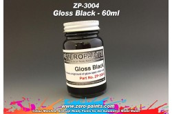 Zero Paints Gloss Black Paint 60ml