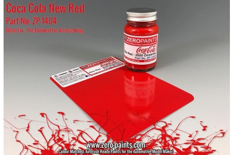 Zero Paints Coca-Cola New Red Paint 60ml - ZP-1404