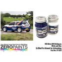 Zero Paints MG Metro 6R4 Rothmans - White and Blue Paint Set 2 x 30ml