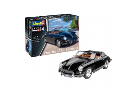 Revell of Germany Porsche 356 C Cabriolet  - 1/16 - 80-7043