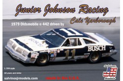 Salvinos JR Junior Johnson Racing 1979 Oldsmobile 442 Model Kits - 1/25 Scale
