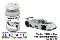 Zero Paints Silver Mica Paint for Sauber C9 Le Mans 1989 - 60ml