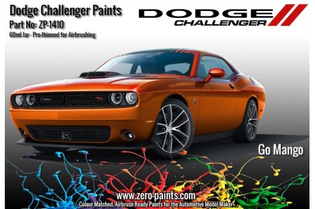 Zero Paints Dodge Challenger Go Mango Paints 60ml - ZP-1410