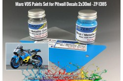 Zero Paints Marc VDS Honda RC213V - Blue/Metallic Grey Paint Set 2 x 30ml - ZP-1385