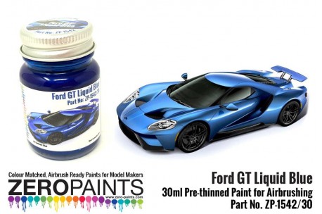 Zero Paints Ford GT Liquid Blue Paint 30ml - ZP-1542/30