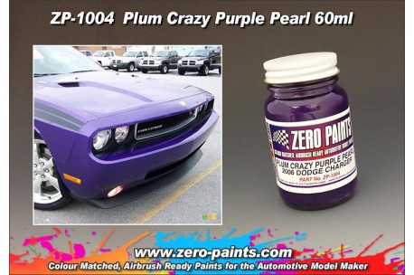 Zero Paints Plum Crazy Purple Pearl Paint 60ml - ZP-1004