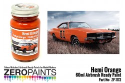 Zero Paints Hemi Orange (General Lee) Paint 60ml - ZP-1172