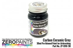 Zero Paints Carbon Ceramic Grey Paint 30ml - ZP-1319/30