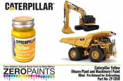 Zero Paints Caterpillar Yellow (Heavy Plant and Machinery) Paint 60ml - ZP-1358