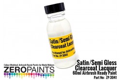 Zero Paints Satin (Semi Gloss) Clearcoat Lacquer 60ml