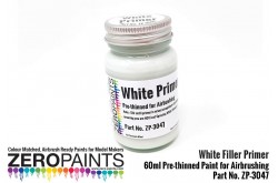Zero Paints White Primer/Micro Filler 60ml - ZP-3047