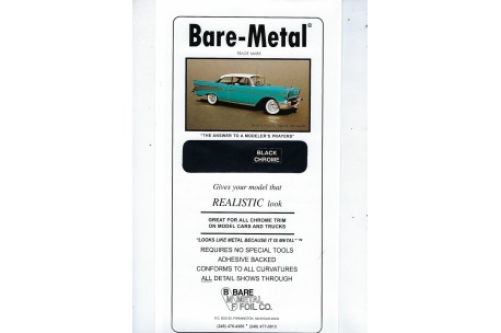 Bare Metal Foil - Black Chrome - BMF-007
