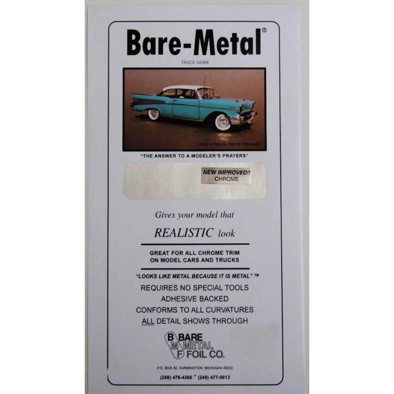 BM1 New Improved Chrome Bare-Metal Foil