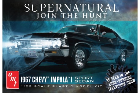 AMT Supernatural 1967 Chevy Impala Car 4-Door - 1/25 Scale - 1124