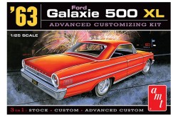 AMT 1963 Ford Galaxie 500 XL (3 'n 1) - 1/25 Scale - 1186