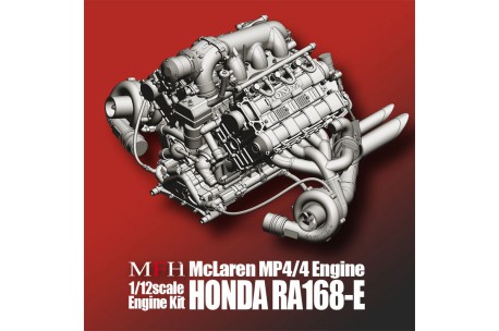 MFH Engine Kit Series : McLaren MP4/4 Engine - 1/12 Scale - KE005