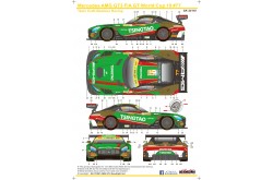 S.K. Decals Mercedes AMG GT FIA GT World Cup Macau 19 Team Craft-Bamboo Racing  - 1/24 Scale