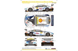 S.K. Decals BMW M6 GT3 FIA GT World Cup Macau 19 Team Schnitzer  - 1/24 Scale