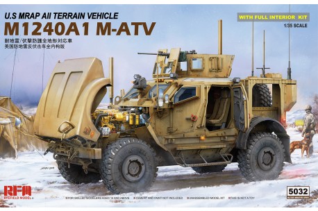 RFM U.S. MRAP All Terrain Vehicle M1240A1 M-ATV - 1/35 Scale - RM-5032