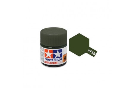 Tamiya Acrylic Mini XF-58 Olive Green - 10ml Jar