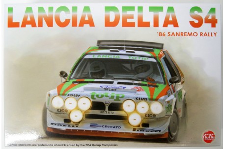 Platz Racing Series Lancia Delta S4 1986 Sanremo Rally - 1/24 Scale Model Kit - PN24005