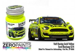 Zero Paints Volt Racing Acid Yellow for Ford Mustang GT4 Paint - 30ml - ZP-1666