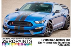Zero Paints Ford Mustang 2019 - Lightning Blue Paint 60ml - ZP-1567