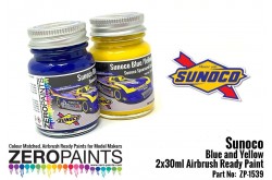 Zero Paints Sunoco Blue and Yellow Paint Set 2x30ml - ZP-1539